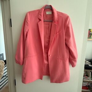 Z Supply Pink Cinema Twill Blazer
